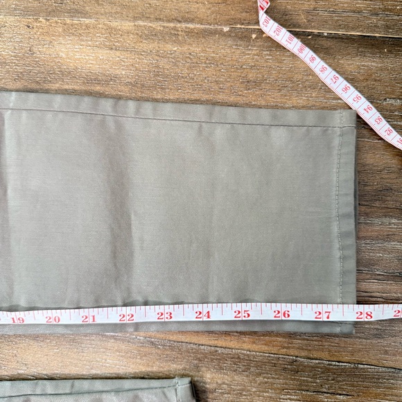 Massimo Dutti High Waisted Straight Leg Coated Trousers Size 6 Taupe 707 - Picture 8 of 12